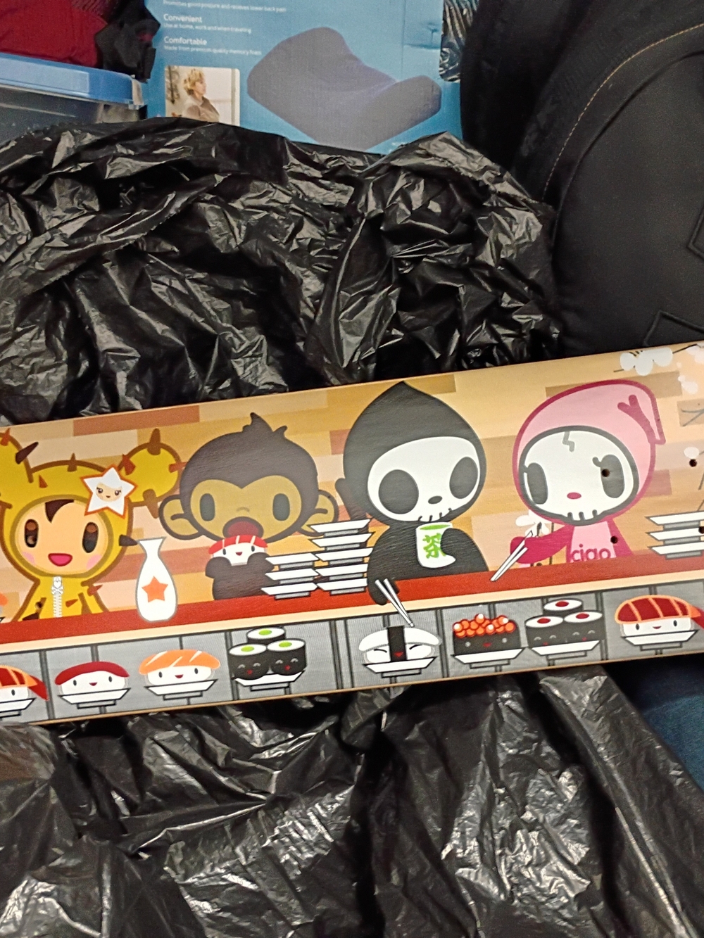 Tokidoki "Kaiten Sushi" skateboard limited addition
